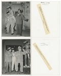 Lot of Twenty 10 x 8 Glossy Photos From Six Different Three Stooges Films, List Online at NateDSanders.com -- Very Good Condition